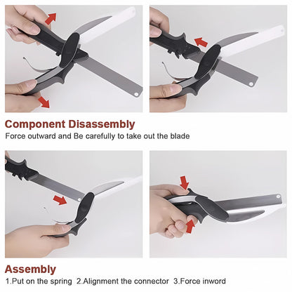Smart Slice™ Pro - 2-in-1 Kitchen Cutter!