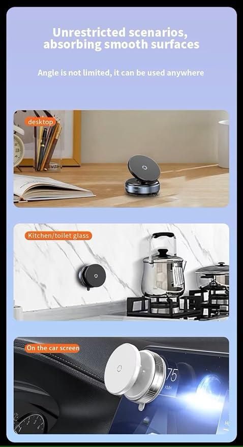 Magnetic Suction 360° Rotation Phone Holder