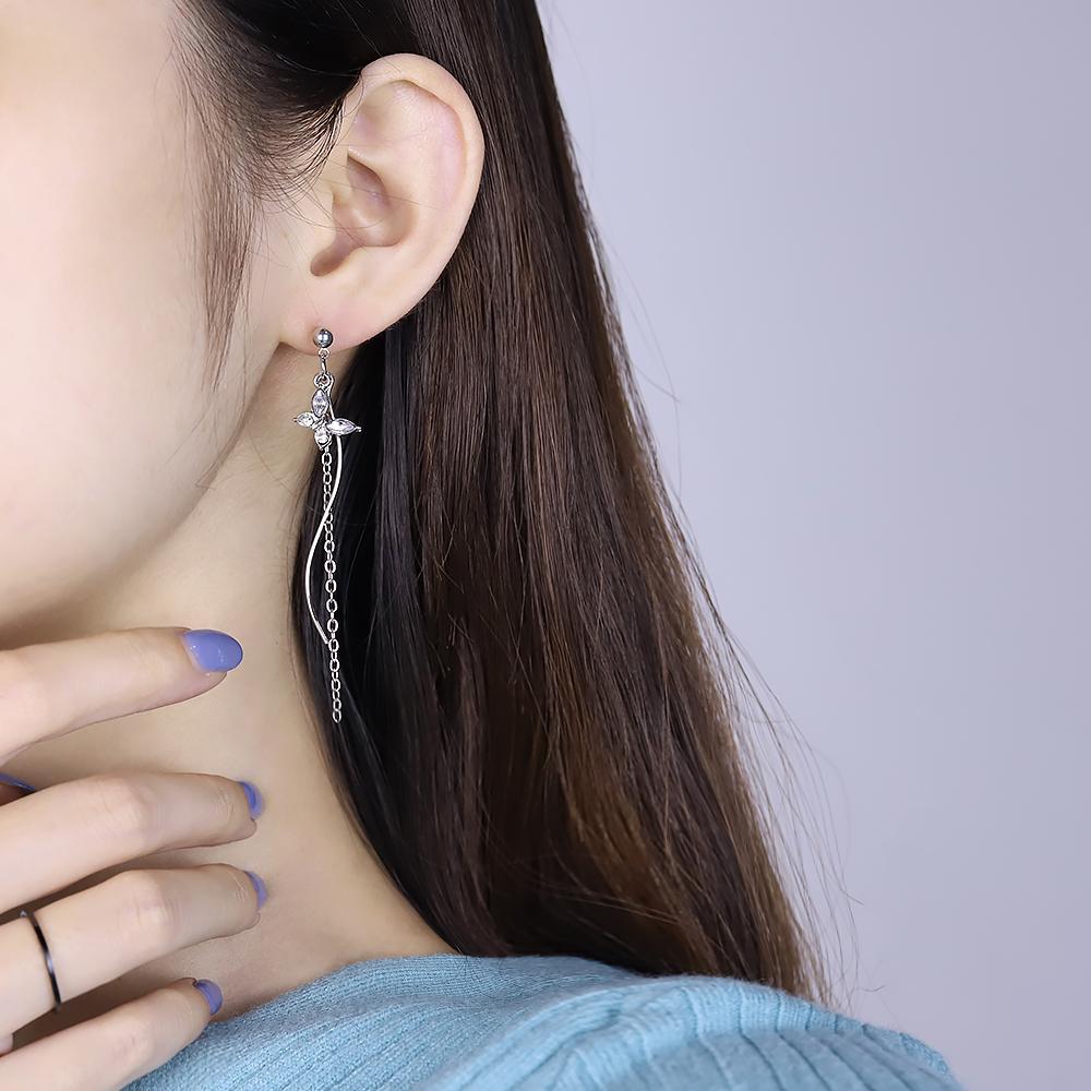 Zircon Eye Tassel Long Western Fashion Gift Earrings Style Earrings