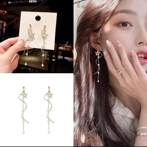 Zircon Eye Tassel Long Western Fashion Gift Earrings Style Earrings
