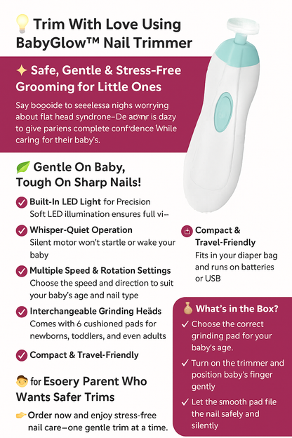 BabyGlow Nail Trimmer